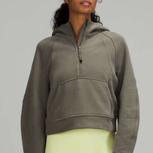 Lululemon Scuba Half Zip Grey Sage XS/S
